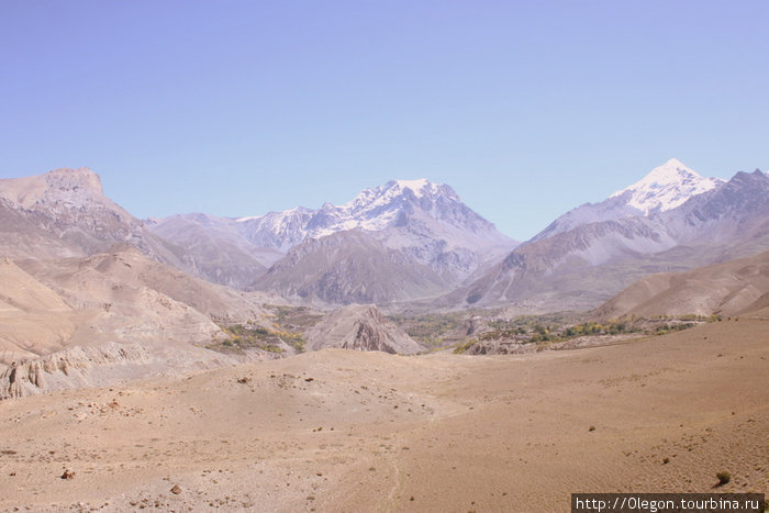 Имею виды красивых гор Зона Гандаки, Непал