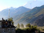Вид из отеля на горы