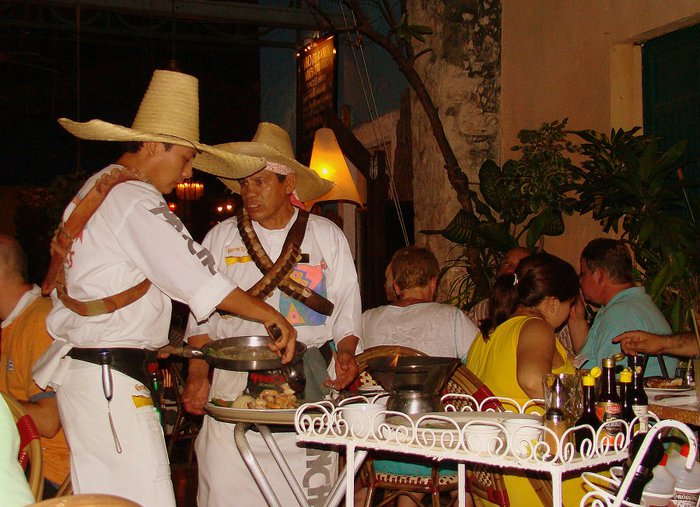 официанты Мерида, Мексика