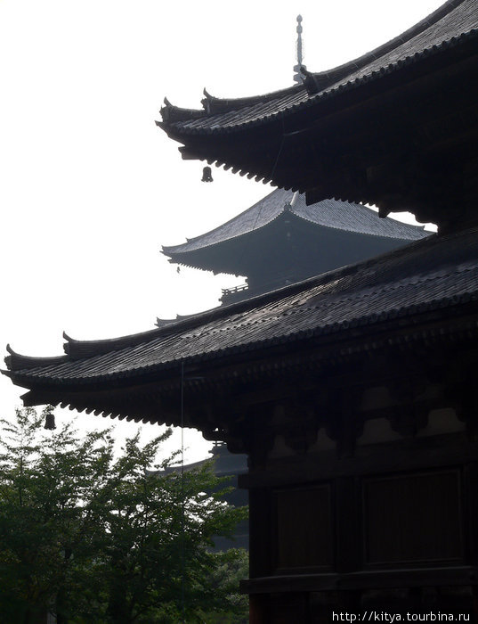 Здания храма Тодзи Киото, Япония