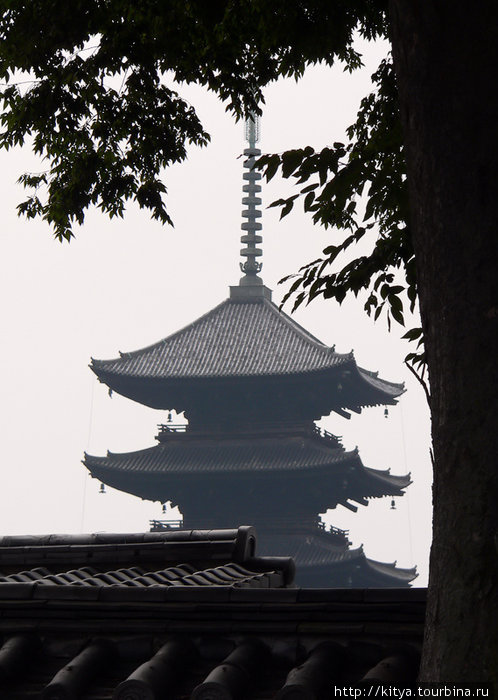 Пагода храма Тодзи Киото, Япония