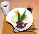 Японский дессерт (в кафе на Киото стэйшн)