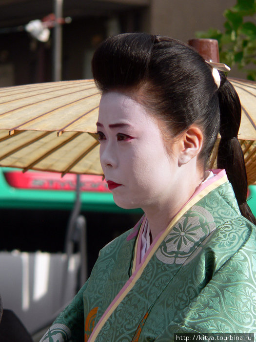 Участница парада Дзидай мацури Киото, Япония