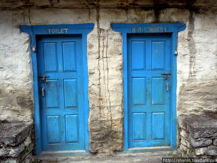 Синие двери Зона Дхавалагири, Непал