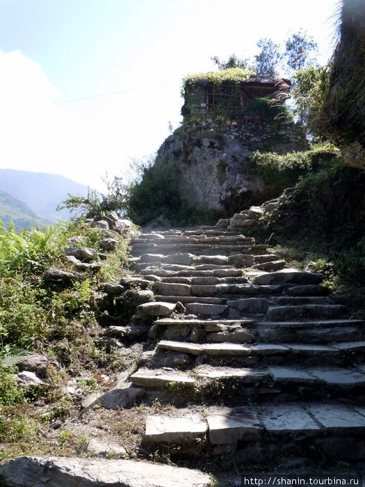 Каменные ступени Зона Дхавалагири, Непал