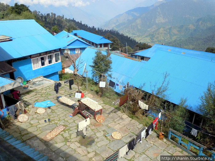 Вид из окна гостиницы Зона Дхавалагири, Непал