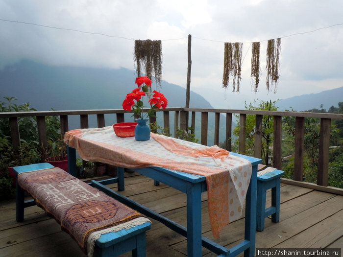 Столик с видом Зона Дхавалагири, Непал