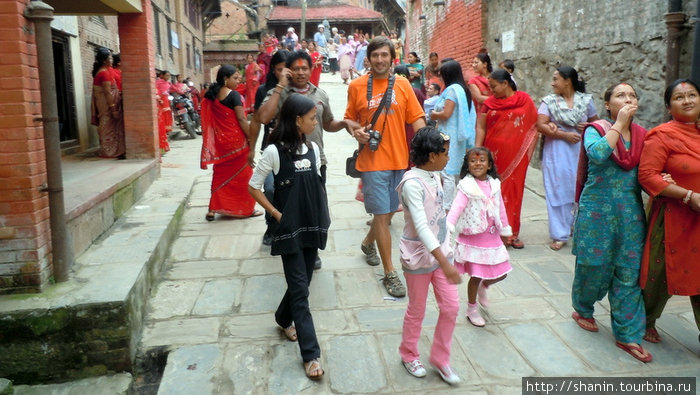Народные гуляния в Киртипуре Киртипур, Непал