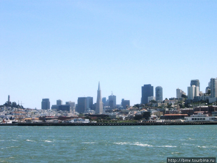 Сан-Франциско с моря.