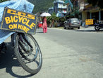 В Покхаре велосипеды сдают в аренду туристам