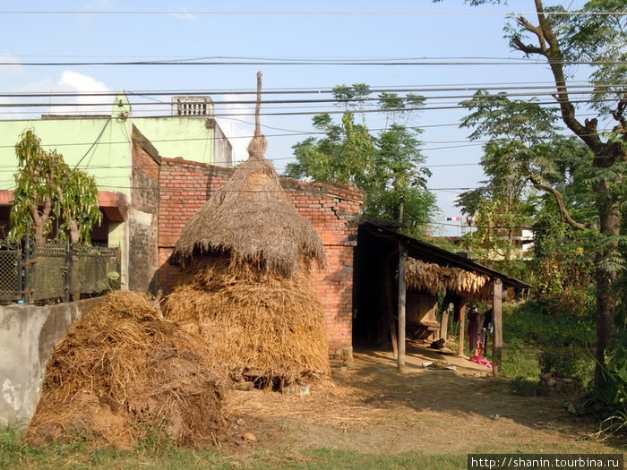 Запас сена на зиму Зона Нараяни, Непал