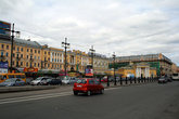 Сенная площадь и здание бывшей Гауптвахты, где в марте 1875г. Достоевский отбывал арест за статью в «Гражданине».