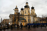 Владимирская церковь неподалеку от Кузнечного переулка, где находилась последняя квартира Достоевского.