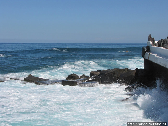 А за оградой-то — океан! Пуэрто-де-ла-Крус, остров Тенерифе, Испания