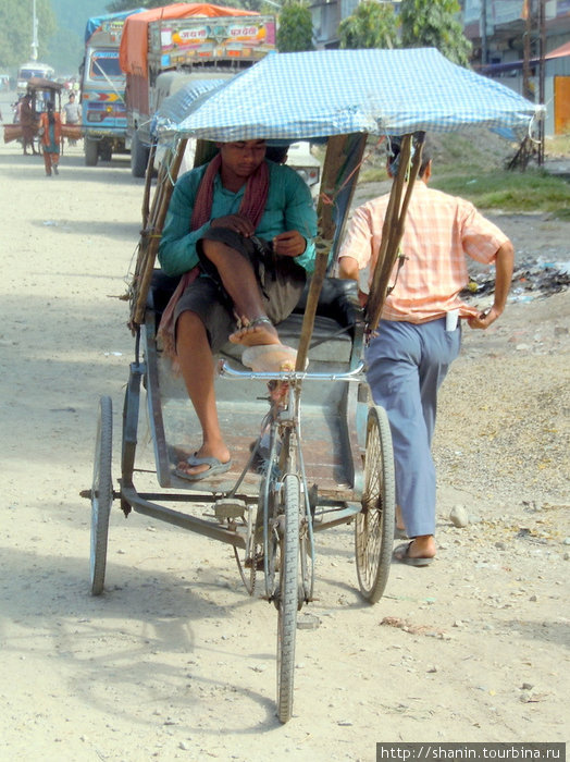 Велорикша Лумбини, Непал