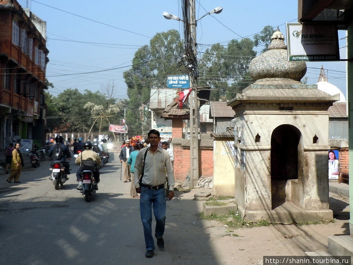 На улицы у ассоциации Наксал Катманду, Непал