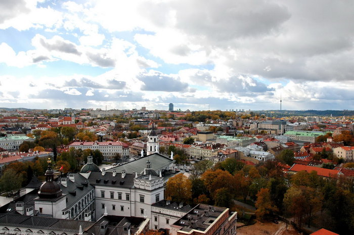 Гедиминаса высота это Вильнюса красота Вильнюс, Литва
