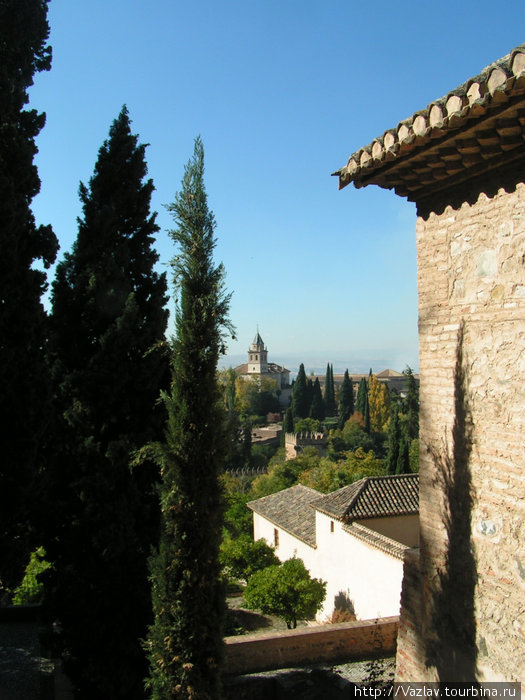 Вид сверху Гранада, Испания