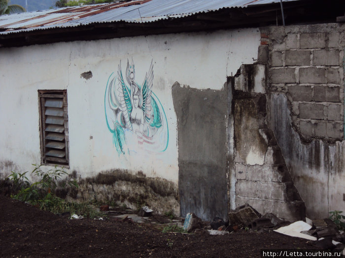 Граффити Энде, остров Флорес, Индонезия
