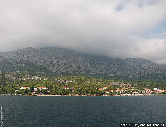 Вид на Оребик Корчула, остров Корчула, Хорватия