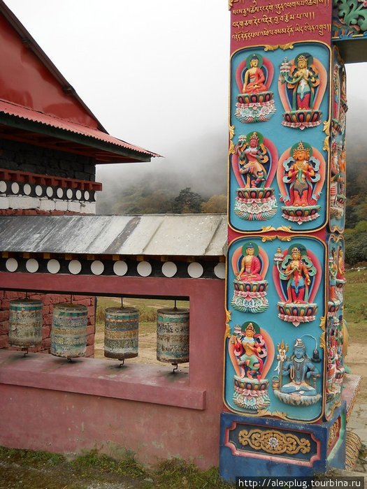 Элементы декора входных ворот Тенгбоче, Непал