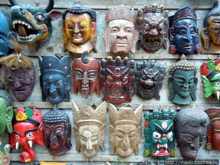 Деревянные маски Катманду, Непал