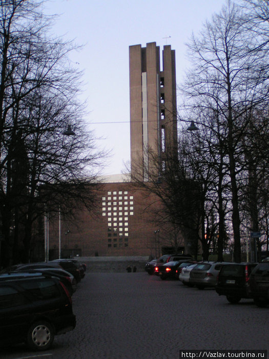 Церковь сбоку Лахти, Финляндия