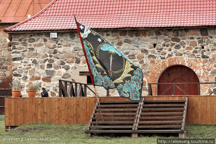 Муштра на плацу Корелы, исторические реконструкции Приозерск, Россия