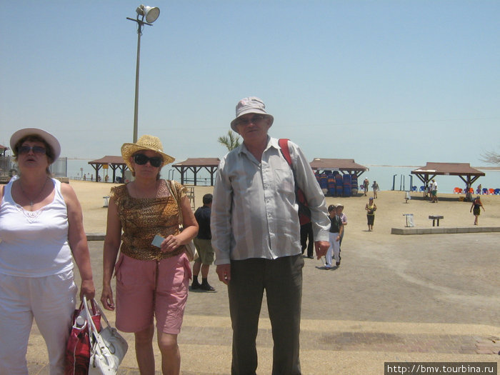 Пляж у Мертвого моря. Мертвое море, Израиль