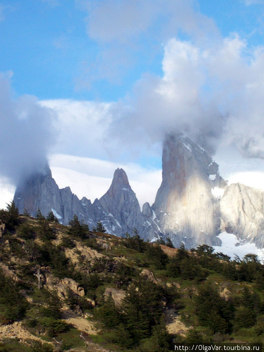 Зубастые пики Лос-Гласьярес Национальный парк, Аргентина