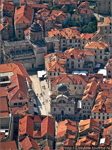 Средневековье сверху Дубровник, Хорватия