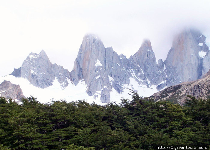 Дымящиеся горы Патагонии Лос-Гласьярес Национальный парк, Аргентина