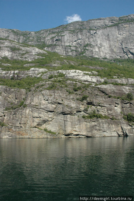 На пароме по Люсефьорду Люсе-фьорд, Норвегия