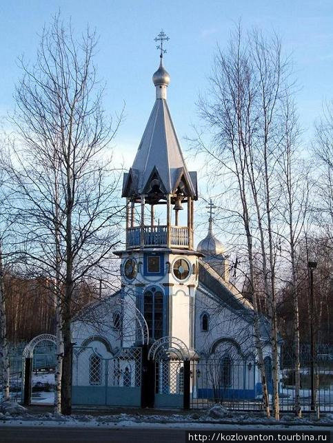 Старая церковь Покрова пресвятой богородицы. Мегион, Россия