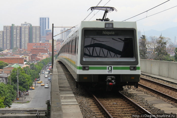 Единственное метро в Колумбии находится в городе Медельин Медельин, Колумбия