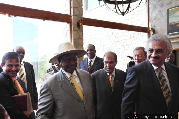 Встреча с президентом Уганды. Уганда