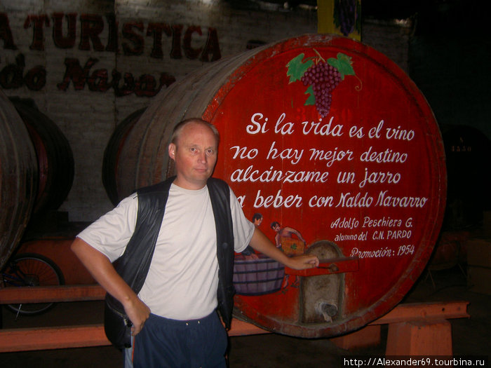 На винзаводе в Писко. Здесь родина одноименного напитка. Регион Ика, Перу