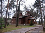 В 2005 года рядом с местом, где стояла каменная церковь, была построена временная деревянная церковь во имя Успения Божией Матери.