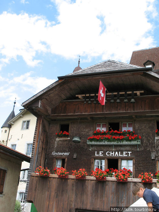 Ресторан  Le chalet Грюйер, Швейцария