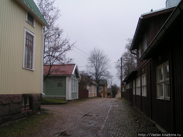 Одна из улиц района Ловииса, Финляндия