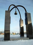 Комсомольский бульвар. Монумент павшим воинам-нижневартовцам на земле Афганистана и на Северном Кавказе.