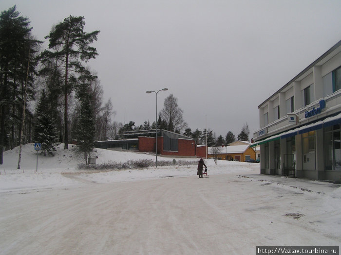 Финские сани, популярное средство передвижения Керимяки, Финляндия