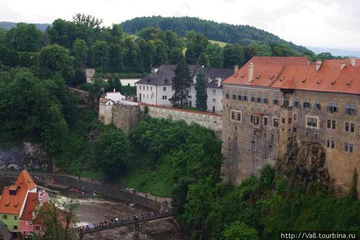 Древний замок Чешский Крумлов, Чехия