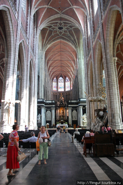 Интрьер собора Св.Баво. Гент, Бельгия