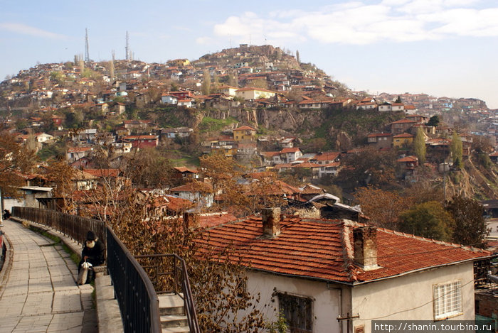 Вид на холмы Анкара, Турция