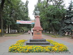 Памятник Александру Сергеевичу Пушкину в Житомире на Старом Бульваре.