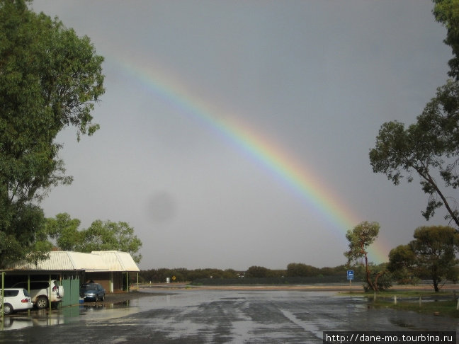 Дождь и радуга Штат Южная Австралия, Австралия