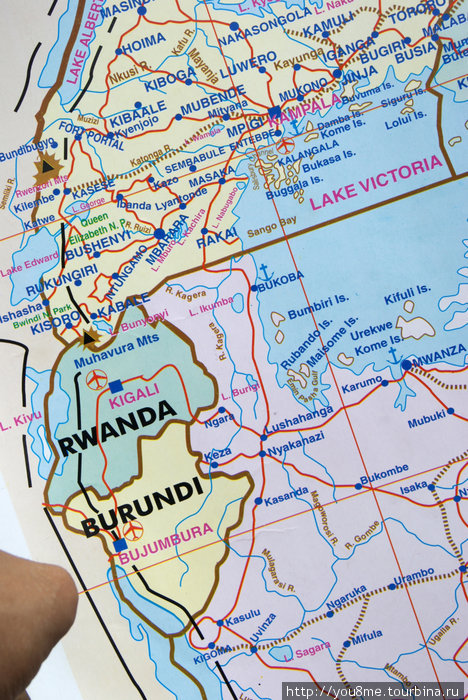 карта: Восточно-Африканский Союз Энтеббе, Уганда