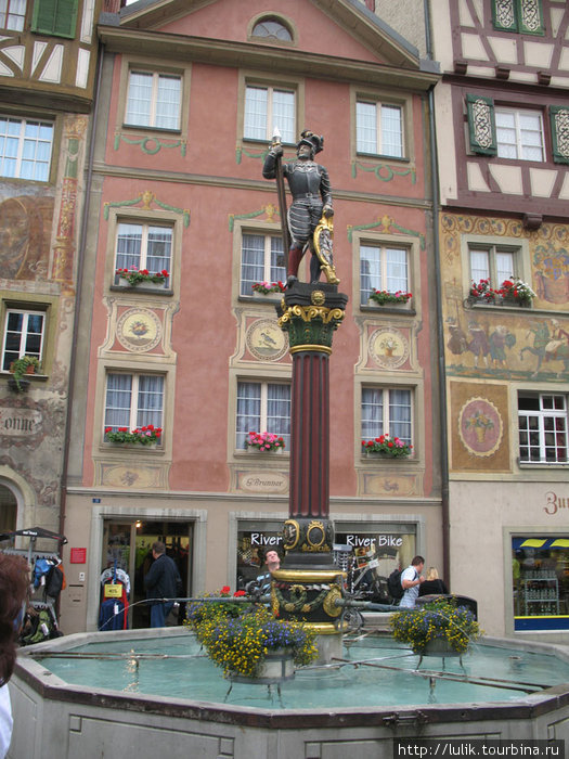 Marktbrunnen — рыночный фонтан Штайн-на-Рейне, Швейцария