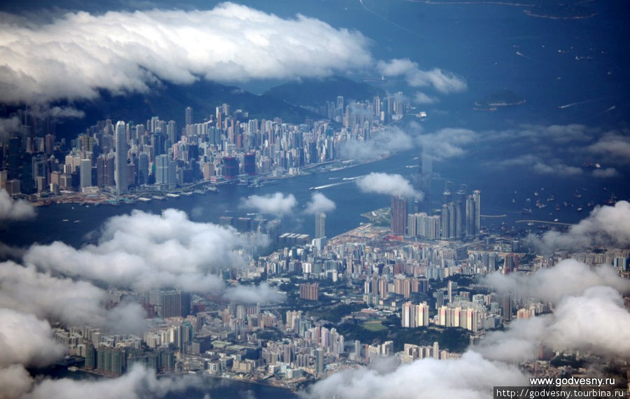 Гонконг с высоты Гонконг